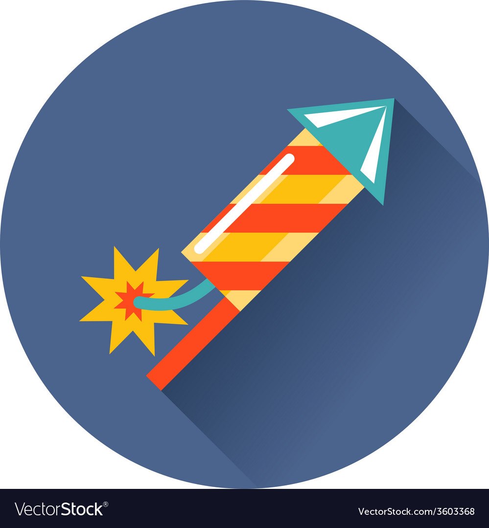 Rocket fireworks icon