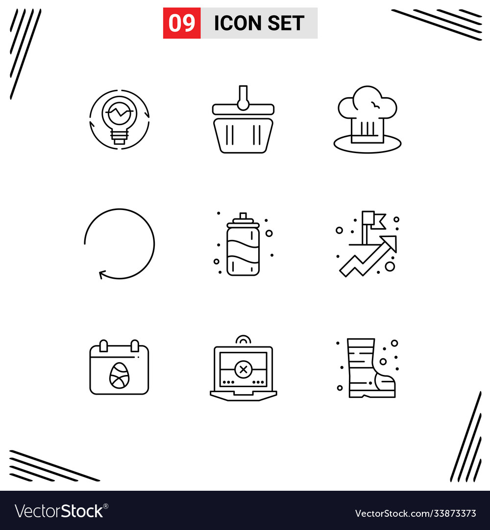 9 Creative Icons Modern Signs And Symbols Of Vector Image 6740