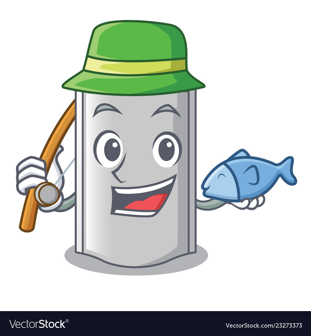 Fishing bag packaging for sugar in character Vector Image