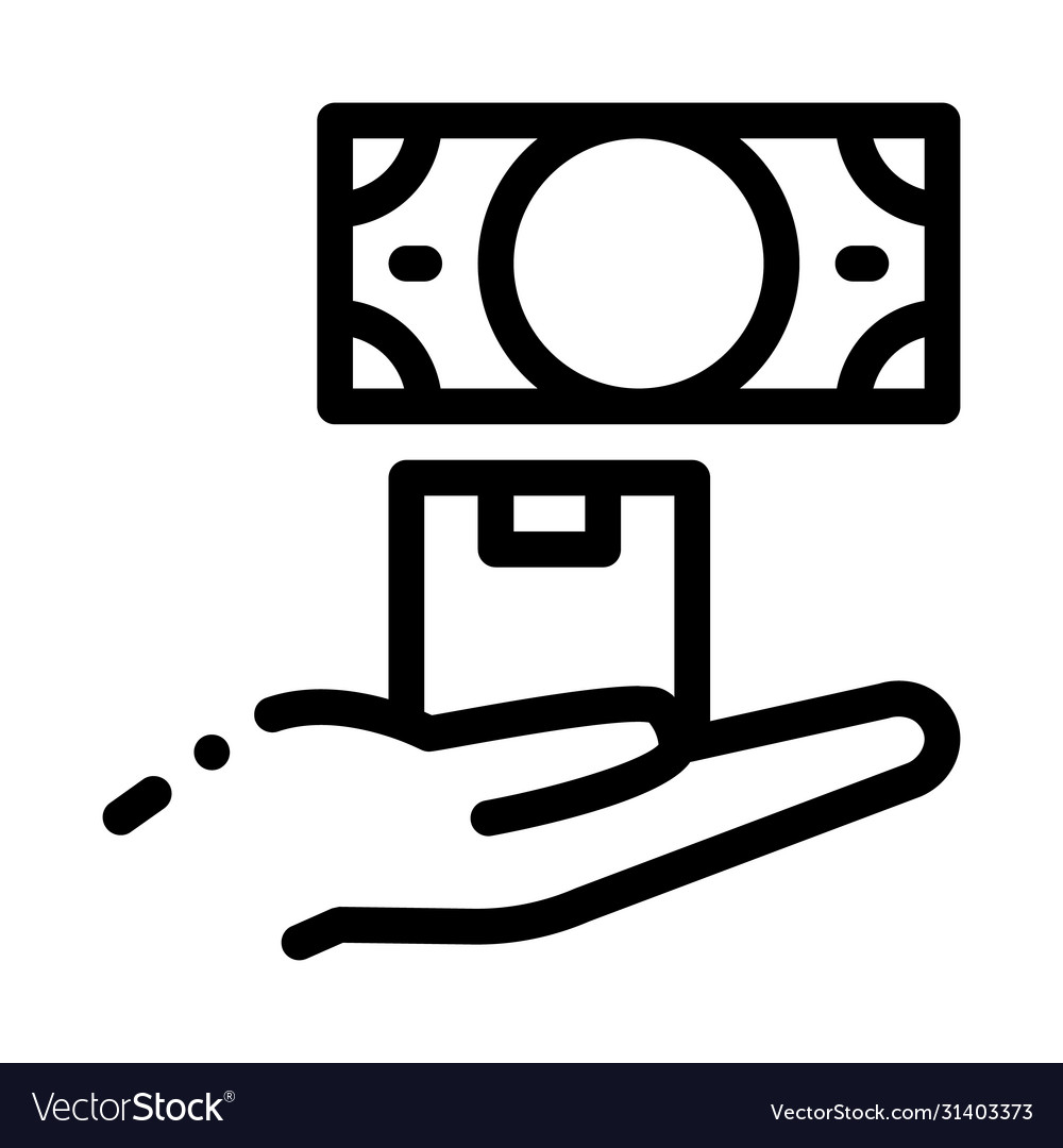 Appearance pawnshop icon outline Royalty Free Vector Image