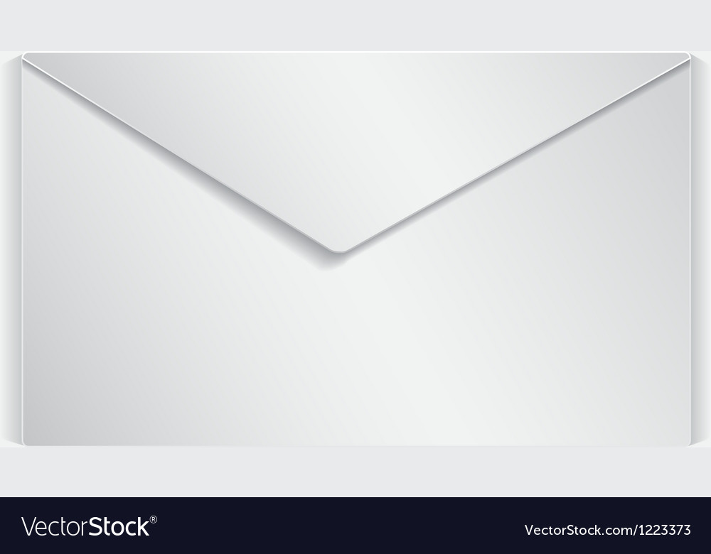 Realistic letter Royalty Free Vector Image VectorStock