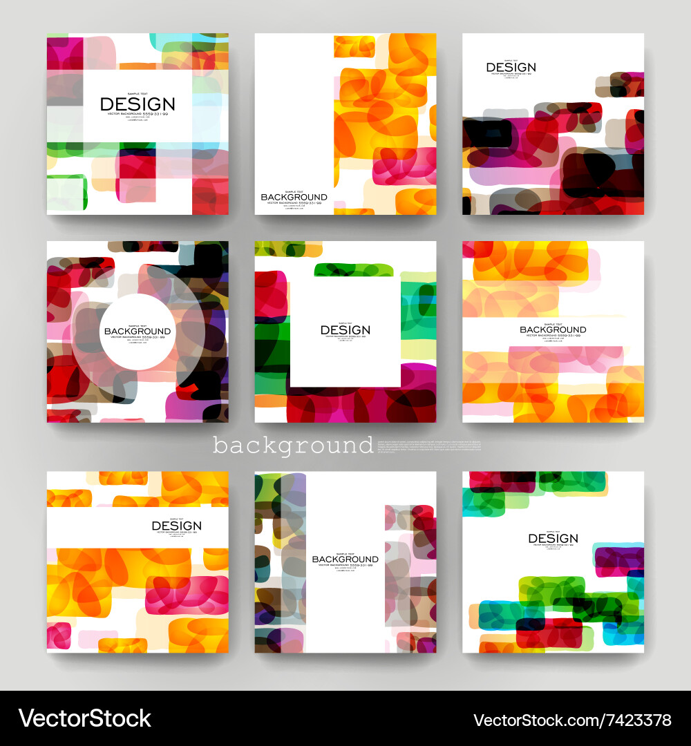 Abstract background brochure template Royalty Free Vector
