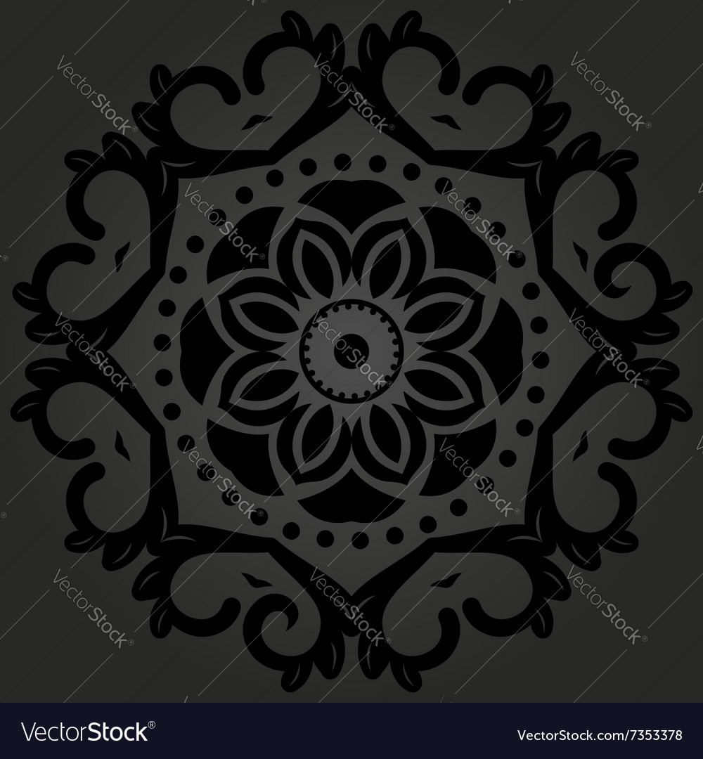 Floral abstract pattern