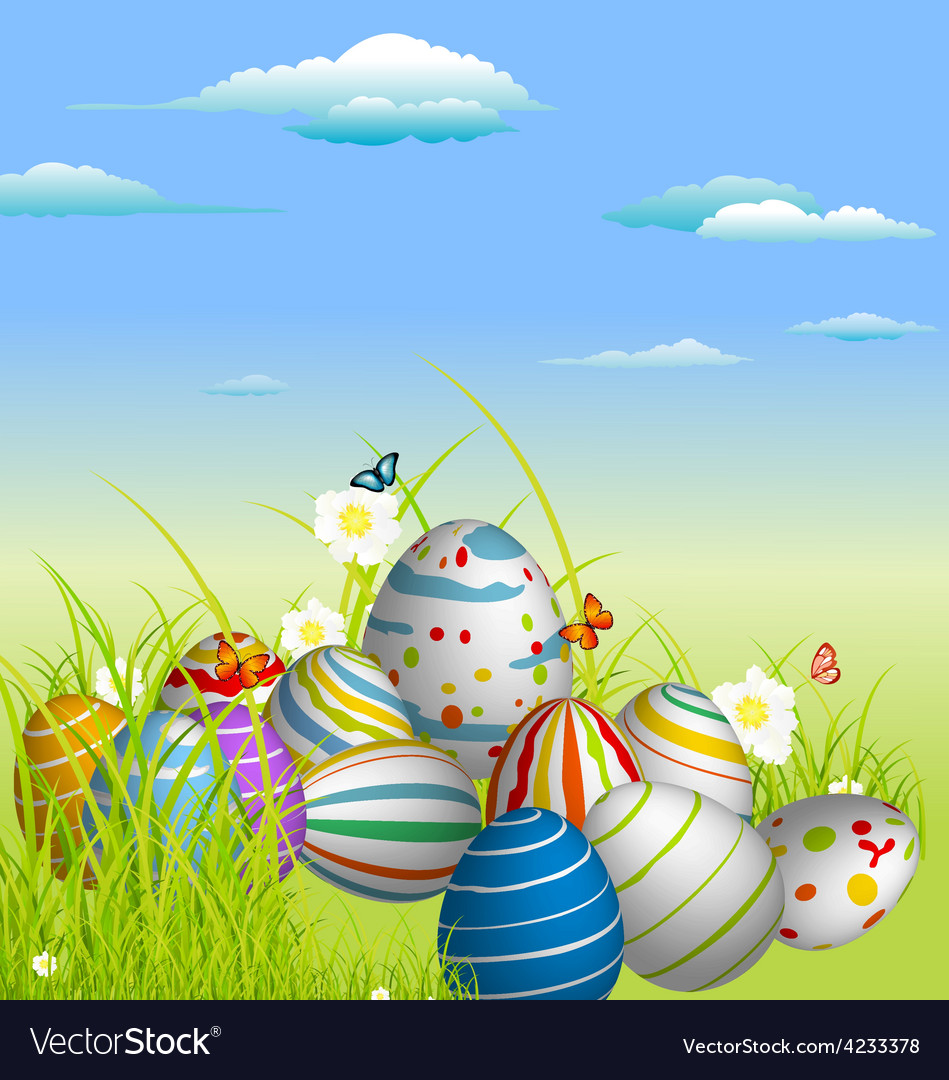 Happy easter Royalty Free Vector Image - VectorStock