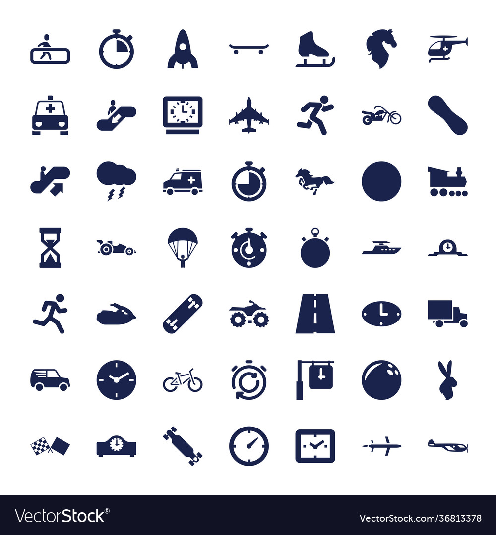 Speed icons