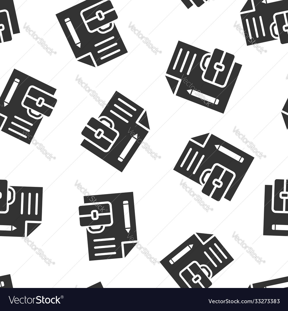 Document note with pen icon in flat style paper