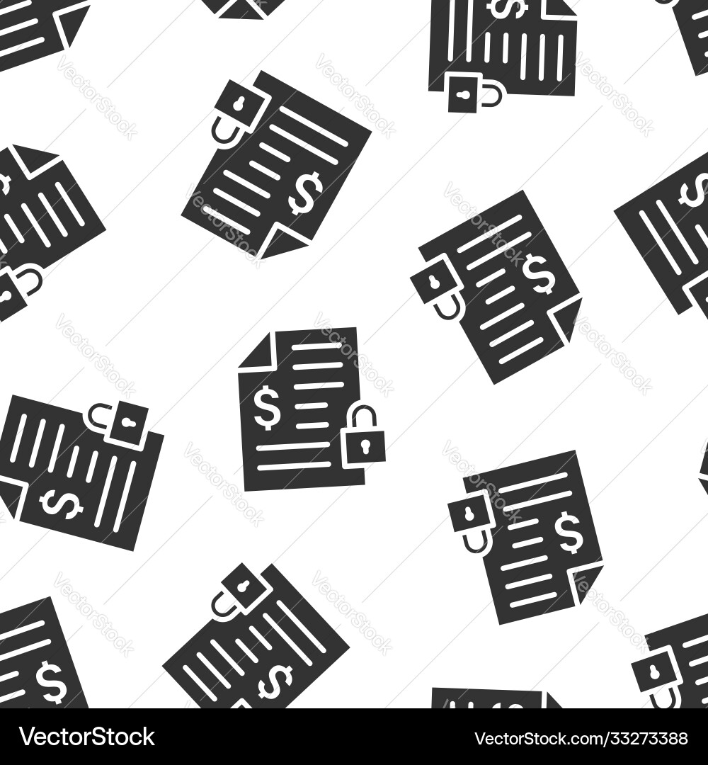 Financial statement icon in flat style document Vector Image