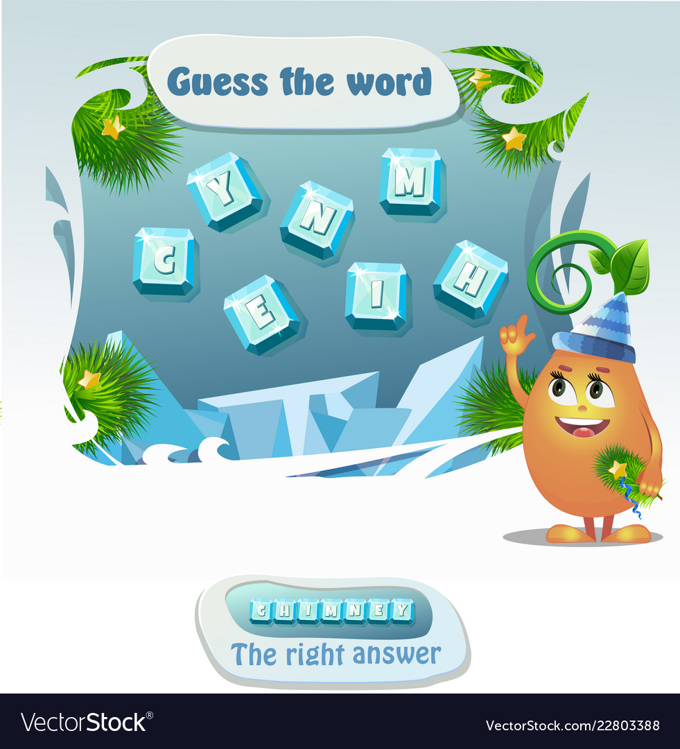 Guess the word chimney Royalty Free Vector Image