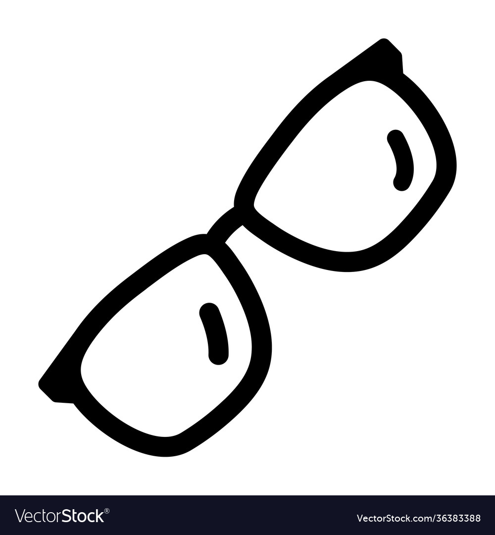 Spectacles Royalty Free Vector Image Vectorstock