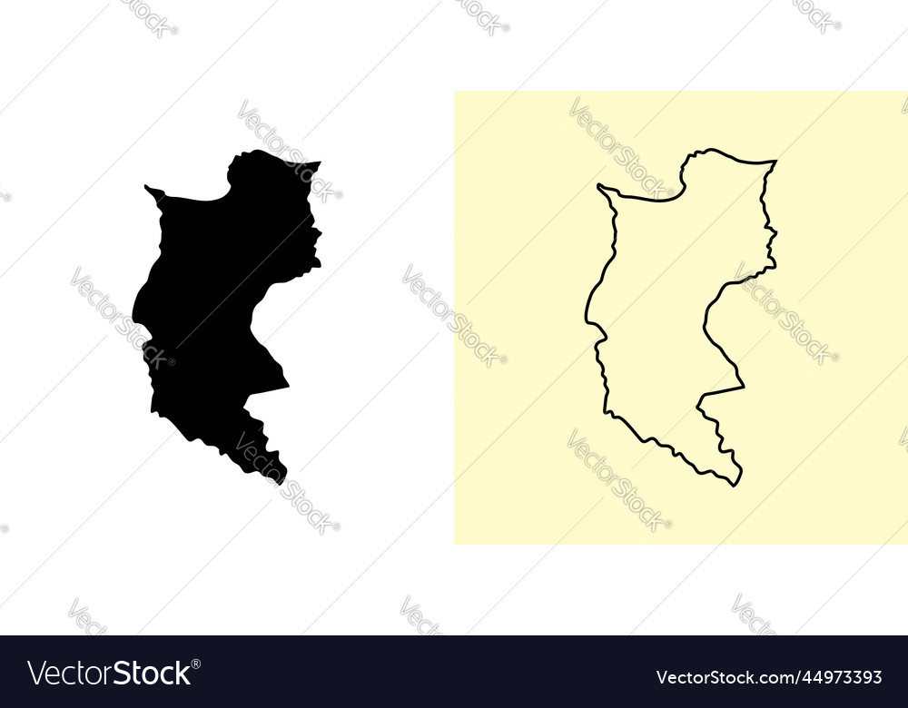 Magdalena map colombia americas filled Royalty Free Vector