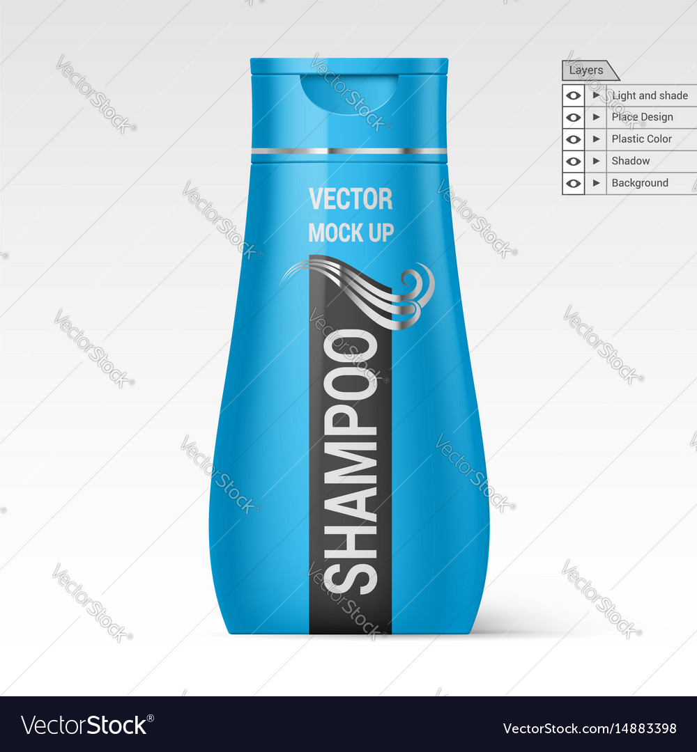 Plastic bottle shampoo