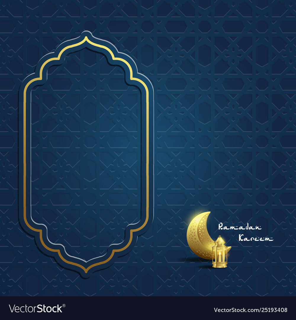 Ramadan kareem geometry background vector image Ramadan kareem geometry background