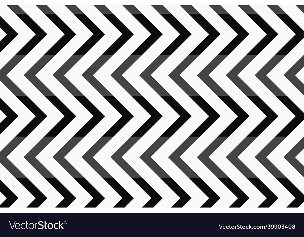 Simple pattern background black zigzag abstract Vector Image