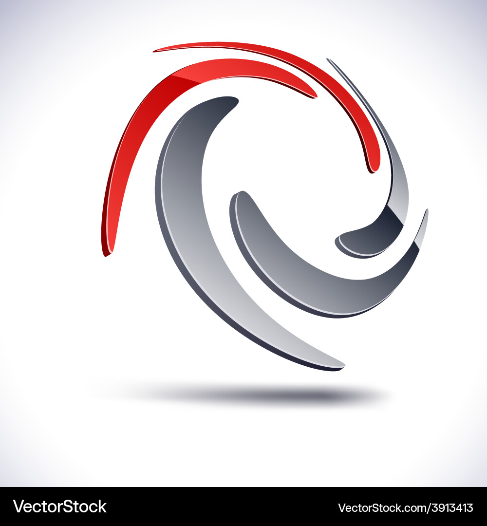 Abstract 3d icon Royalty Free Vector Image - VectorStock
