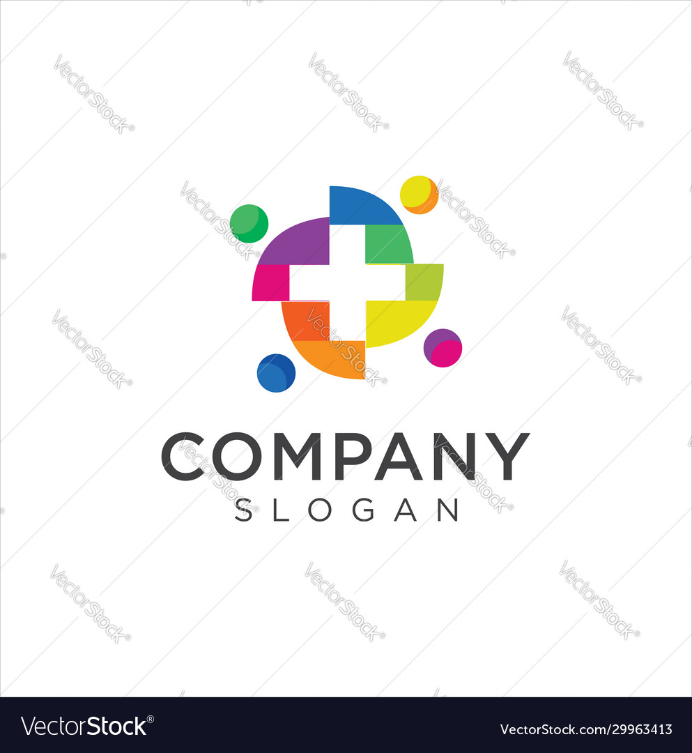 Medical group logo design pharmacy health hospital