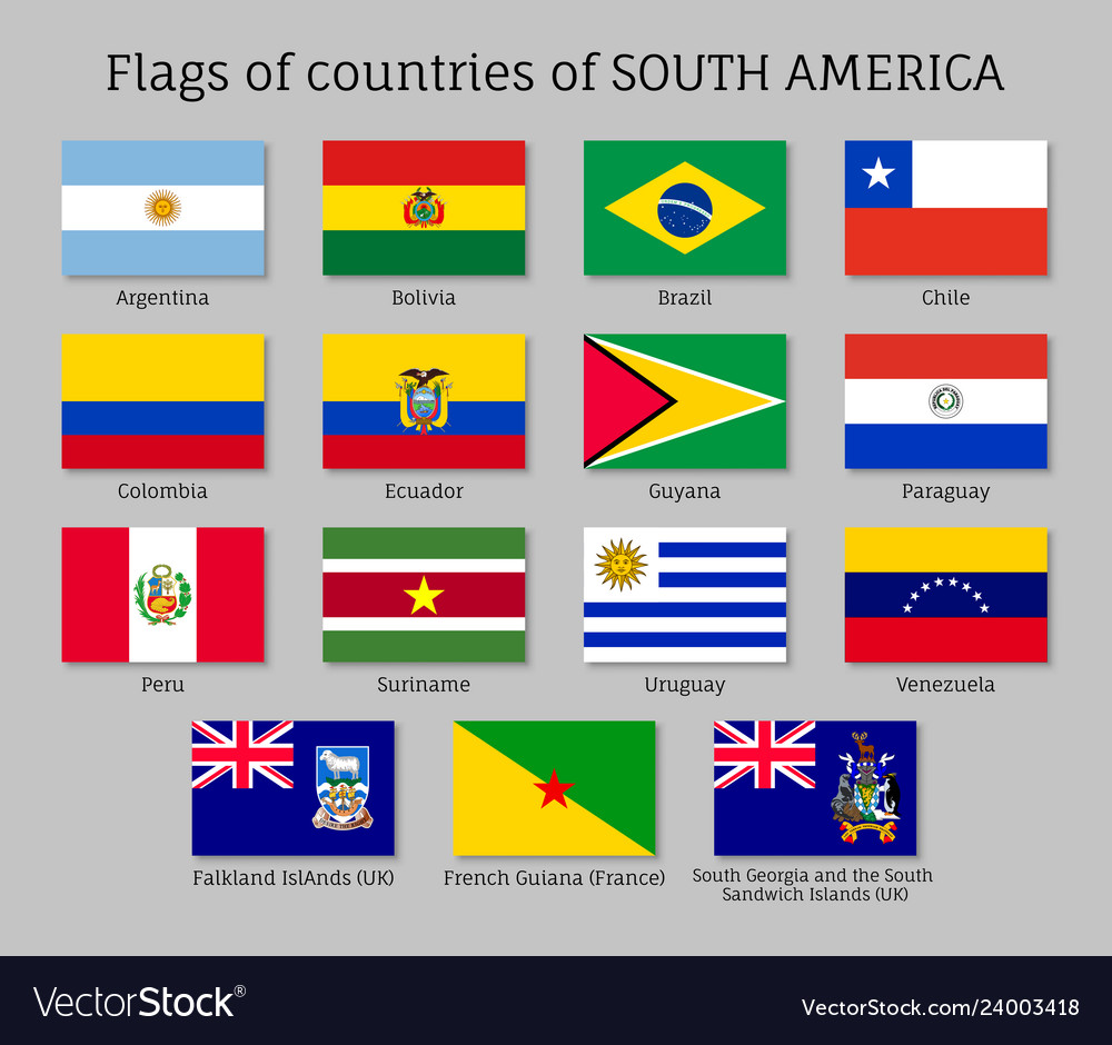 Printable Latin American Flags