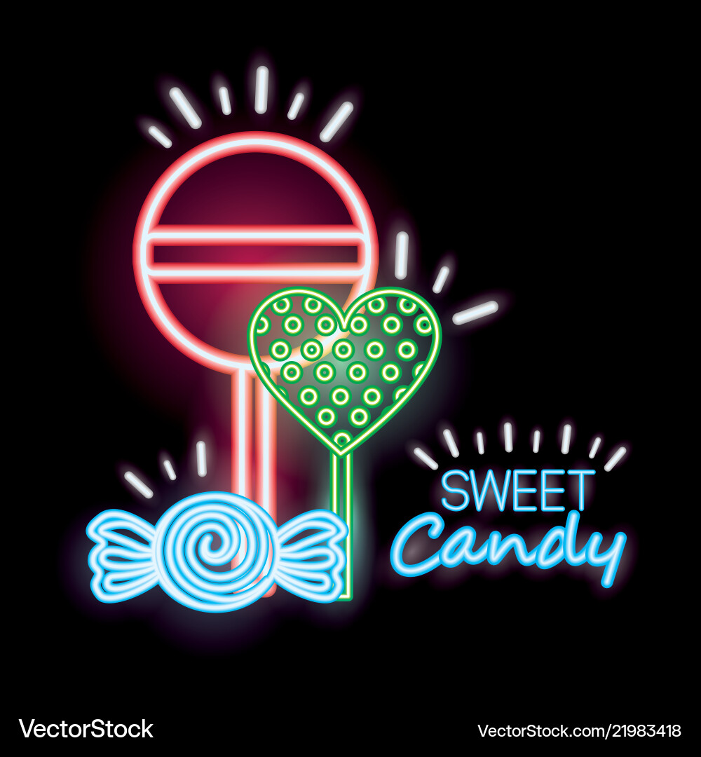 Sweet candy concept Royalty Free Vector Image - VectorStock