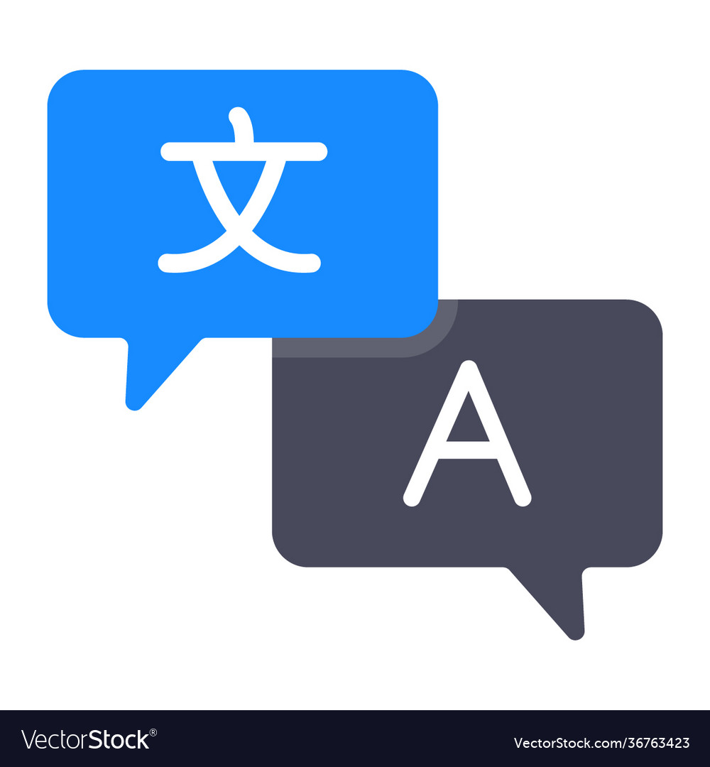 Language translator Royalty Free Vector Image - VectorStock