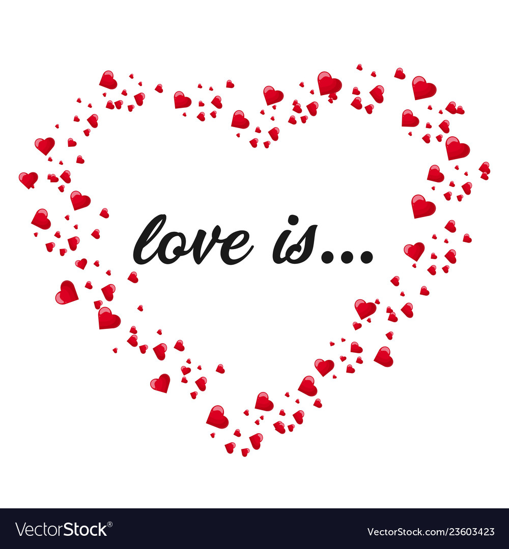 Love valentine s day postcard free space for text