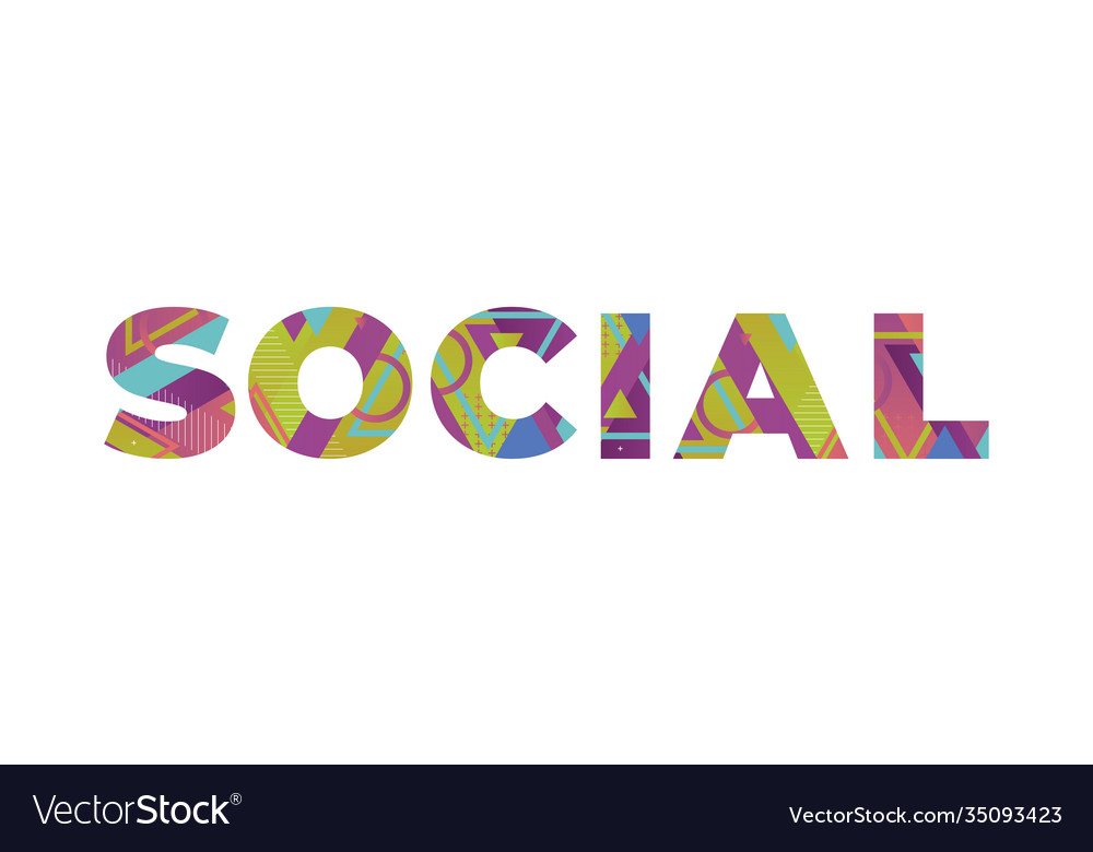 social-concept-retro-colorful-word-art-royalty-free-vector