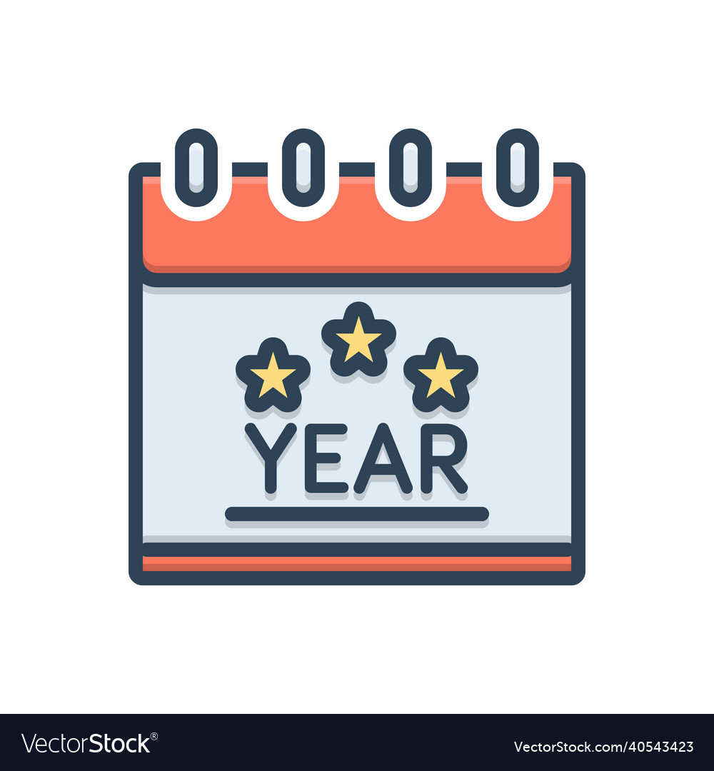 Year Royalty Free Vector Image VectorStock Year Royalty Free Vector Image VectorStock