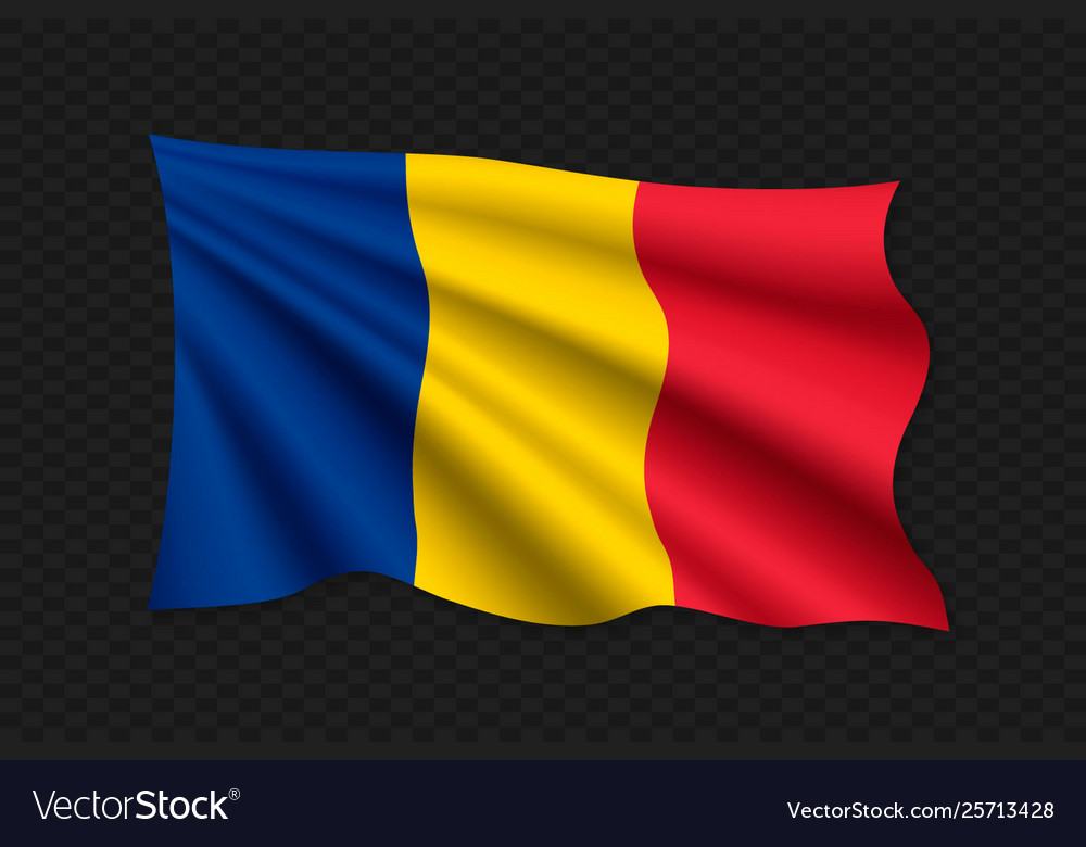 3d waving flag Royalty Free Vector Image - VectorStock