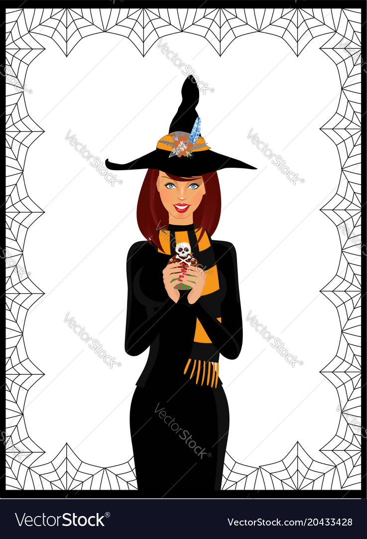 witch in black dress