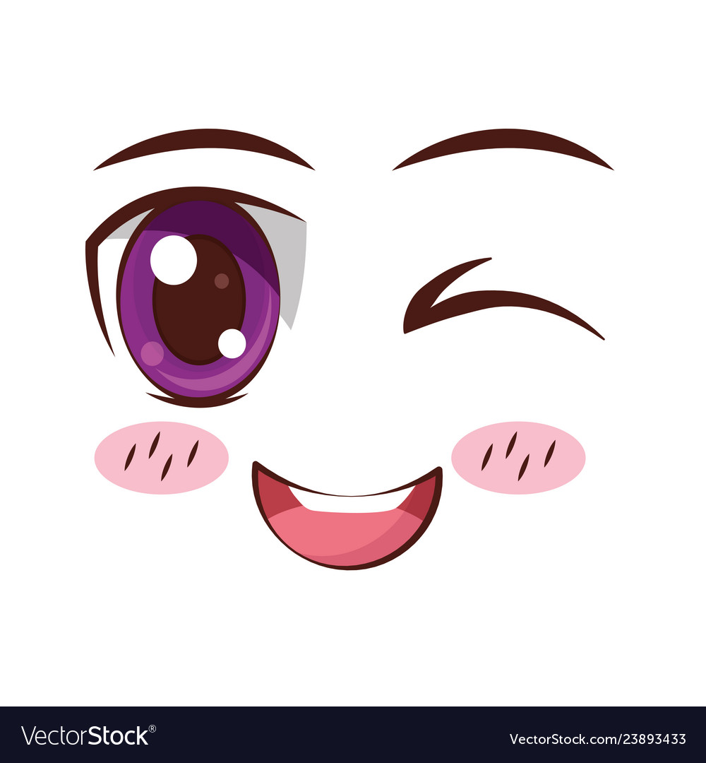 Face expression cartoon Royalty Free Vector Image