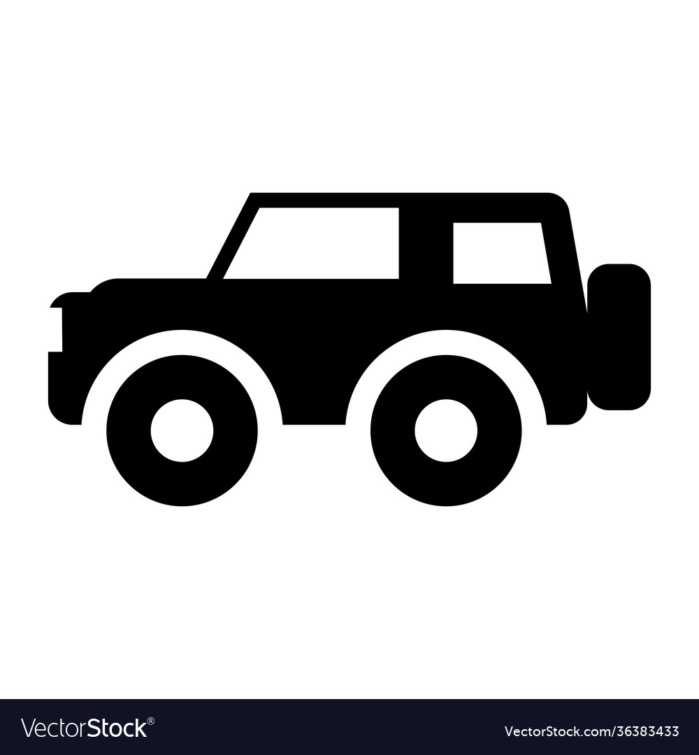 Quadro jeep Royalty Free Vector Image - VectorStock