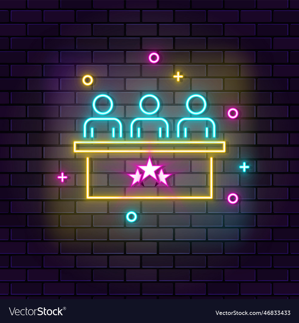 Teachers exam neon icon education