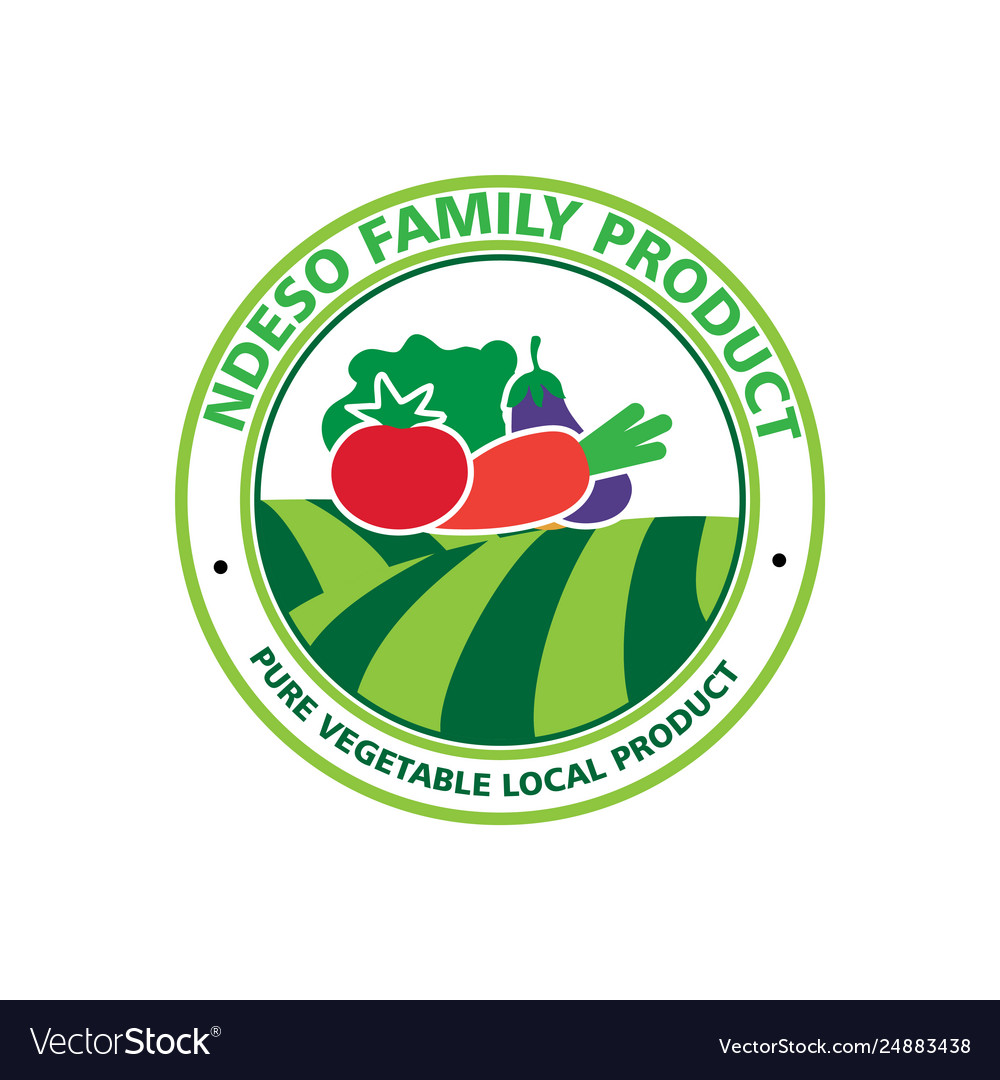 Organic vegetables logo