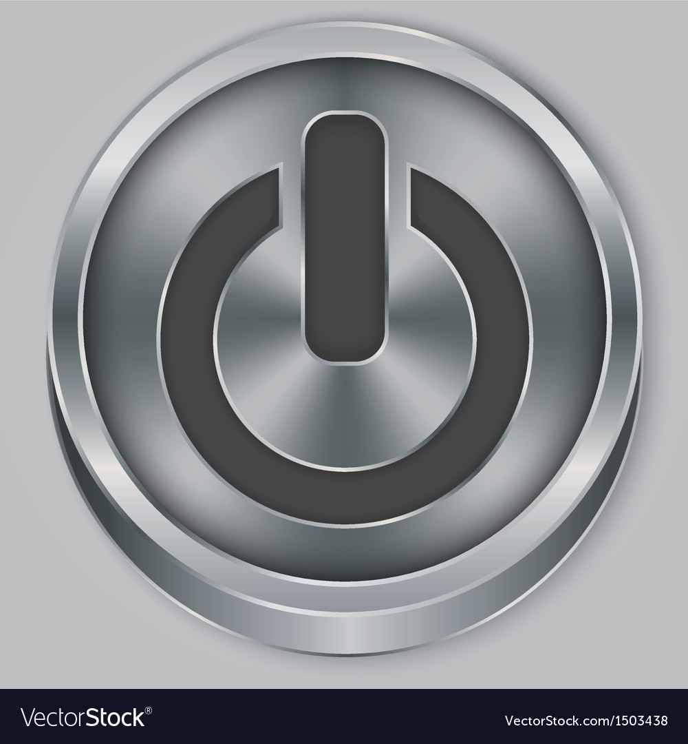 Power button Royalty Free Vector Image - VectorStock