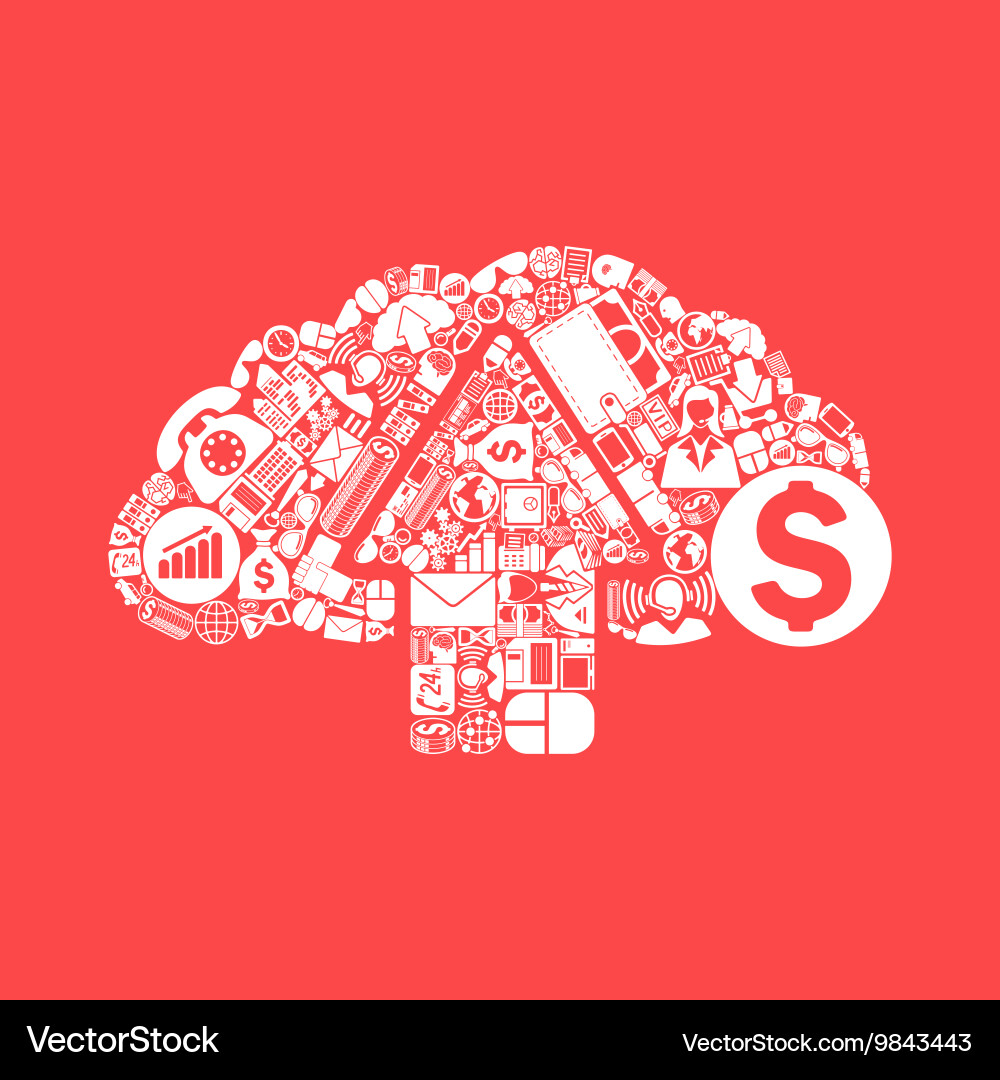 Cloud icon Royalty Free Vector Image - VectorStock