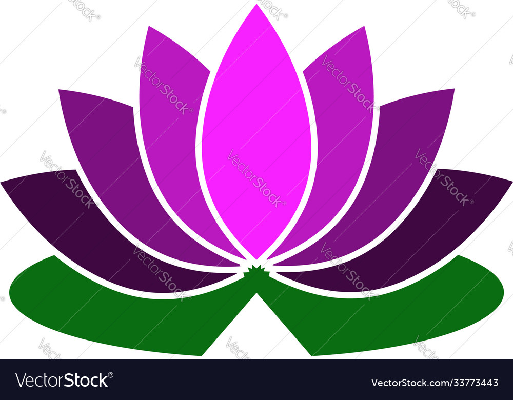 Lotus flower icon Royalty Free Vector Image - VectorStock