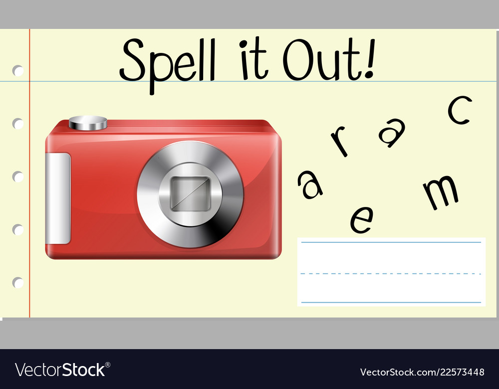 Spell it out camera