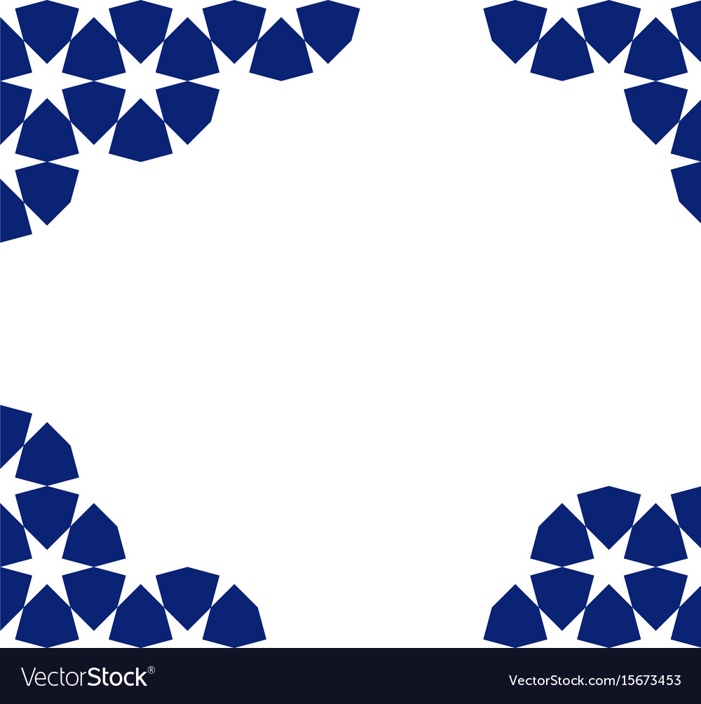 moroccan mosaic template royalty free vector image