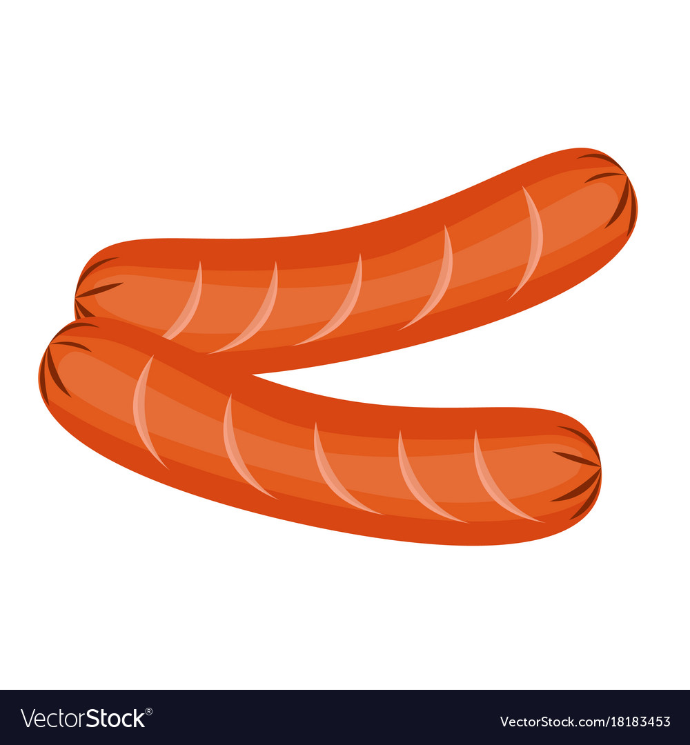 Sausage isolated