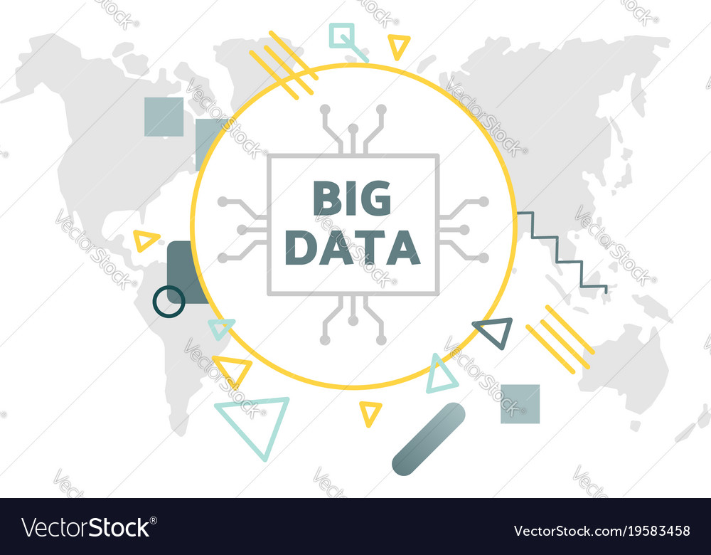 Big data concept Royalty Free Vector Image - VectorStock