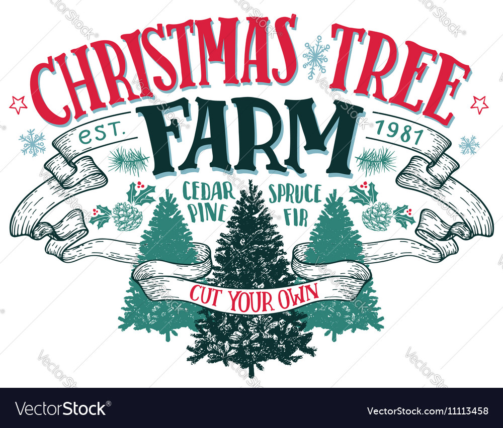 Printable Christmas Tree Farm Sign