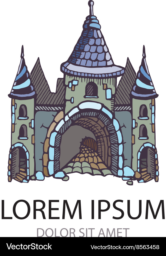 Medieval castles Royalty Free Vector Image - VectorStock