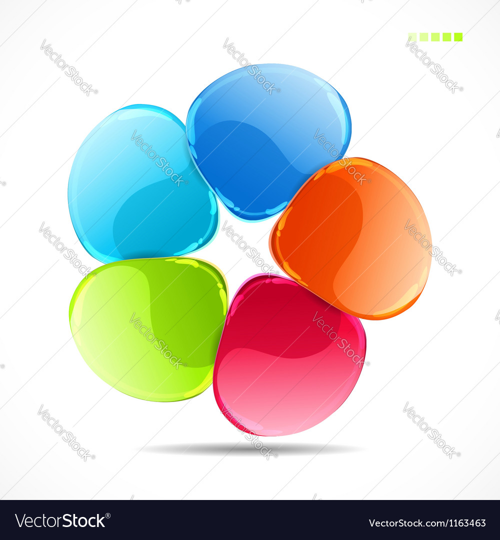 Abstract flower Royalty Free Vector Image - VectorStock