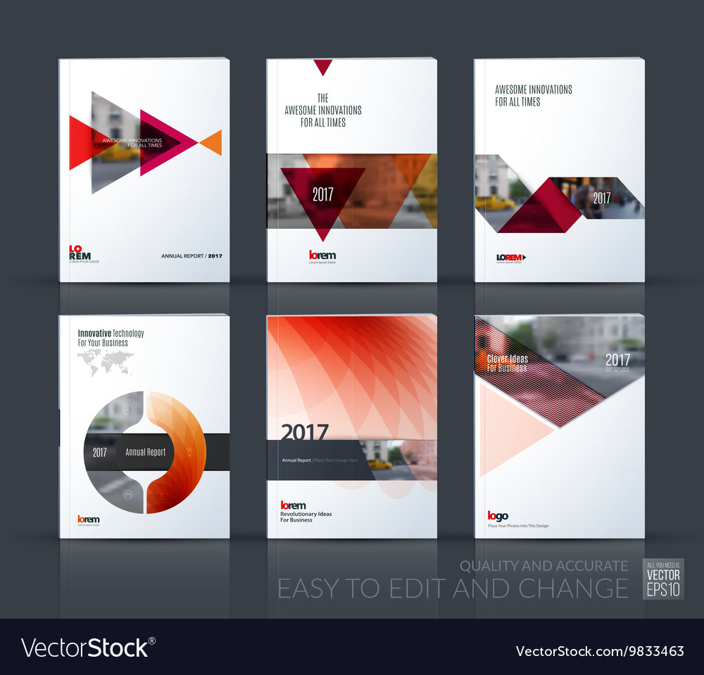 Brochure template layout cover design annual