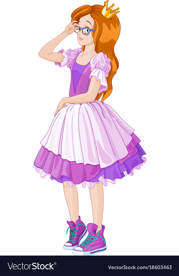 Download Cute princess Royalty Free Vector Image - VectorStock