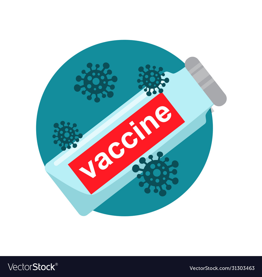 Glass flask virus vaccine