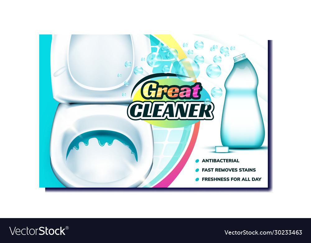 Great cleaner creative advertising banner