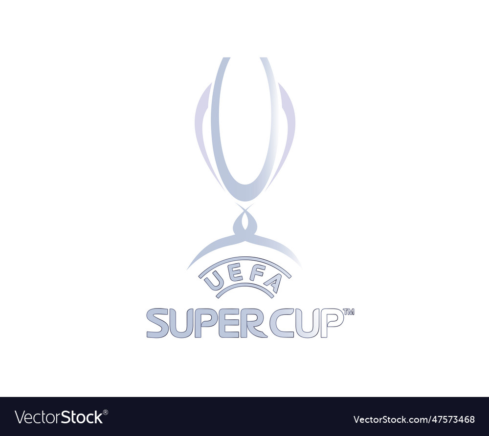 Super cup europe symbol logo abstract Royalty Free Vector