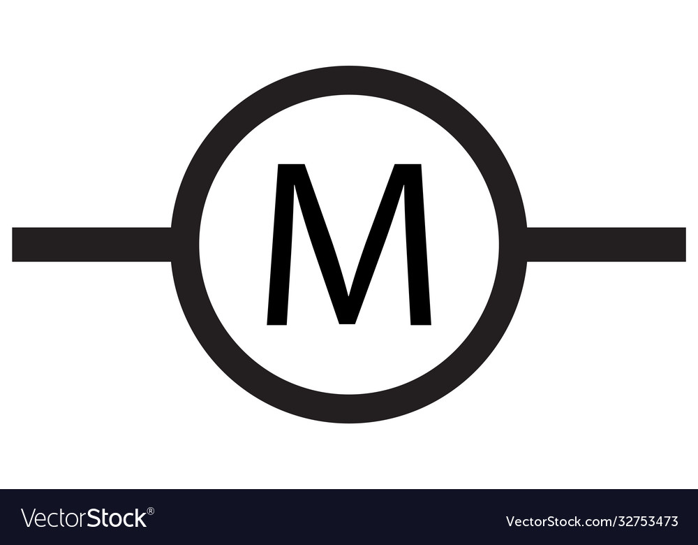 Motor electric industrial icon Royalty Free Vector Image