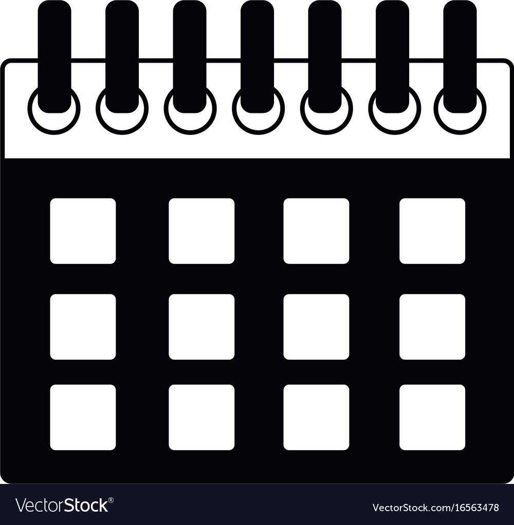 calendar planner date template for week royalty free vector date planner template