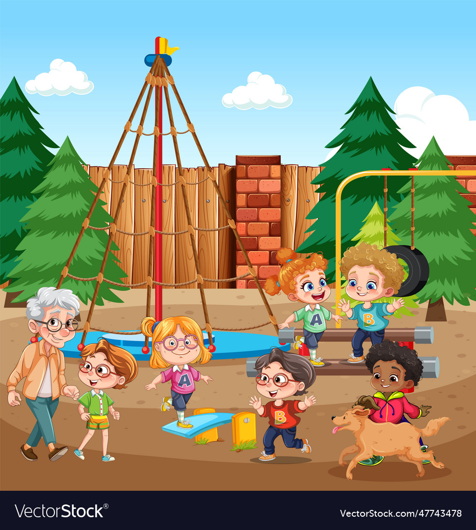 Children With Different Race Playing Royalty Free Vector children-with-different-race-playing-royalty-free-vector