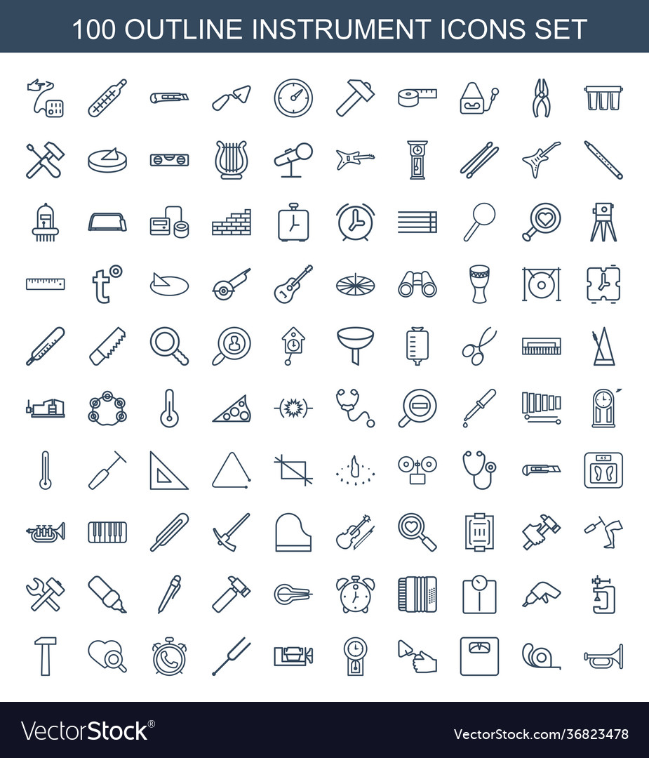 Instrument icons